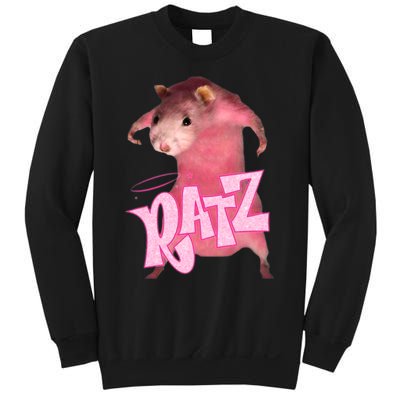 Ratz Funny Rat Funny Mouse Ratz Pink Ratz Mouse Meme Sweatshirt