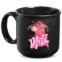 Ratz Funny Rat Funny Mouse Ratz Pink Ratz Mouse Meme 15oz Campfire Ceramic Mug
