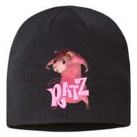 Ratz Funny Rat Funny Mouse Ratz Pink Ratz Mouse Meme Sustainable Beanie