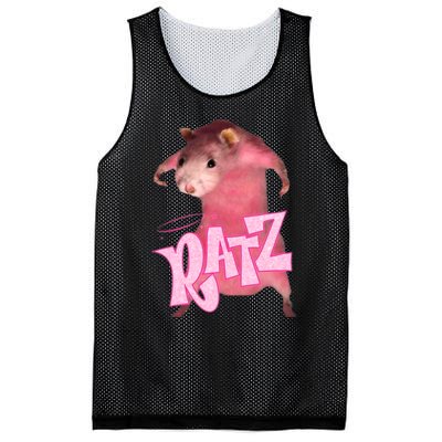 Ratz Funny Rat Funny Mouse Ratz Pink Ratz Mouse Meme Mesh Reversible Basketball Jersey Tank