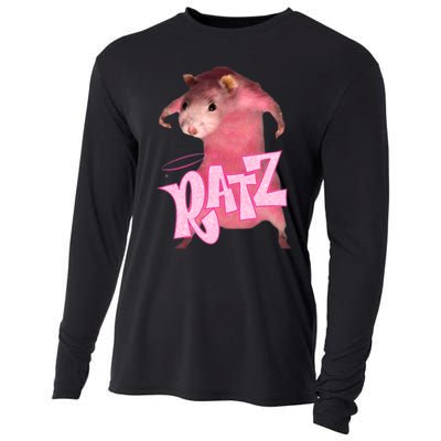 Ratz Funny Rat Funny Mouse Ratz Pink Ratz Mouse Meme Cooling Performance Long Sleeve Crew