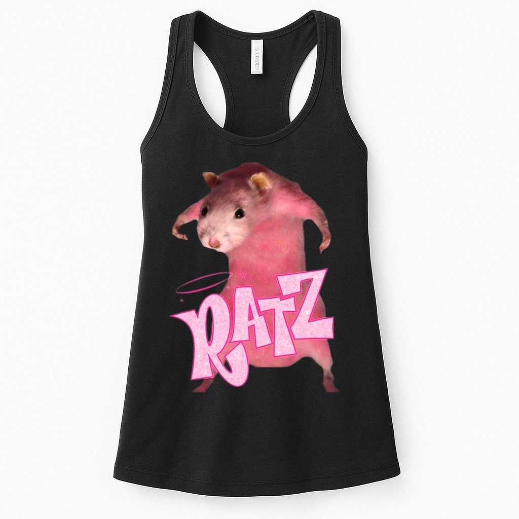 Ratz Funny Rat Funny Mouse Ratz Pink Ratz Mouse Meme Womens Tank Top