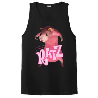 Ratz Funny Rat Funny Mouse Ratz Pink Ratz Mouse Meme PosiCharge Competitor Tank