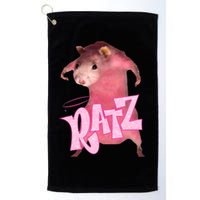 Ratz Funny Rat Funny Mouse Ratz Pink Ratz Mouse Meme Golf Towel