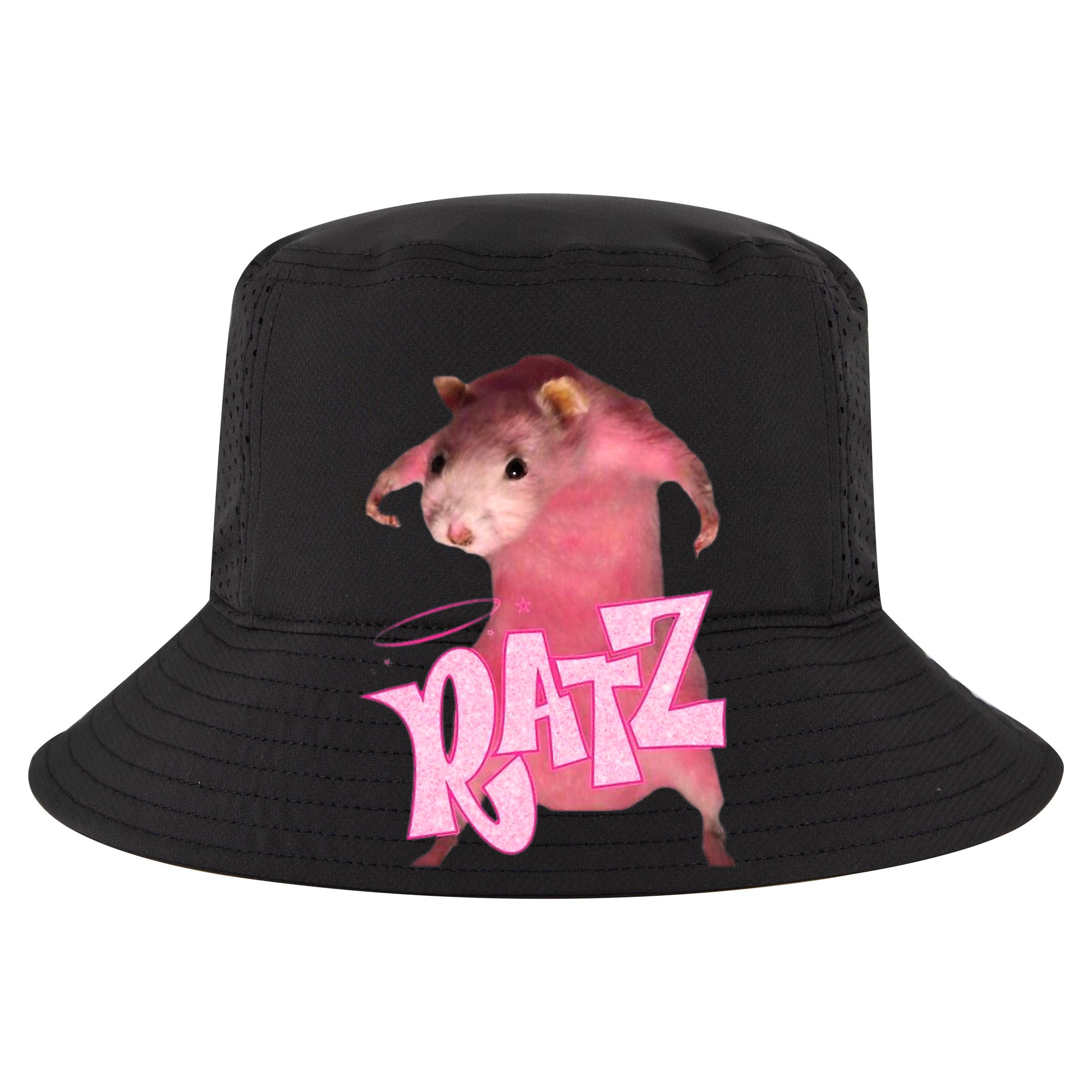 Ratz Funny Rat Funny Mouse Ratz Pink Ratz Mouse Meme Women's Crop Top Tee