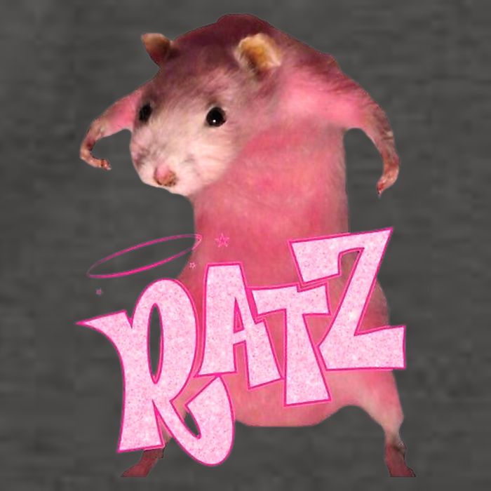 Ratz Funny Rat Funny Mouse Ratz Pink Ratz Mouse Meme Vector Backpack