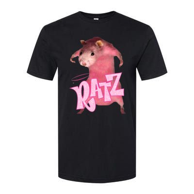 Ratz Funny Rat Funny Mouse Ratz Pink Ratz Mouse Meme Softstyle CVC T-Shirt