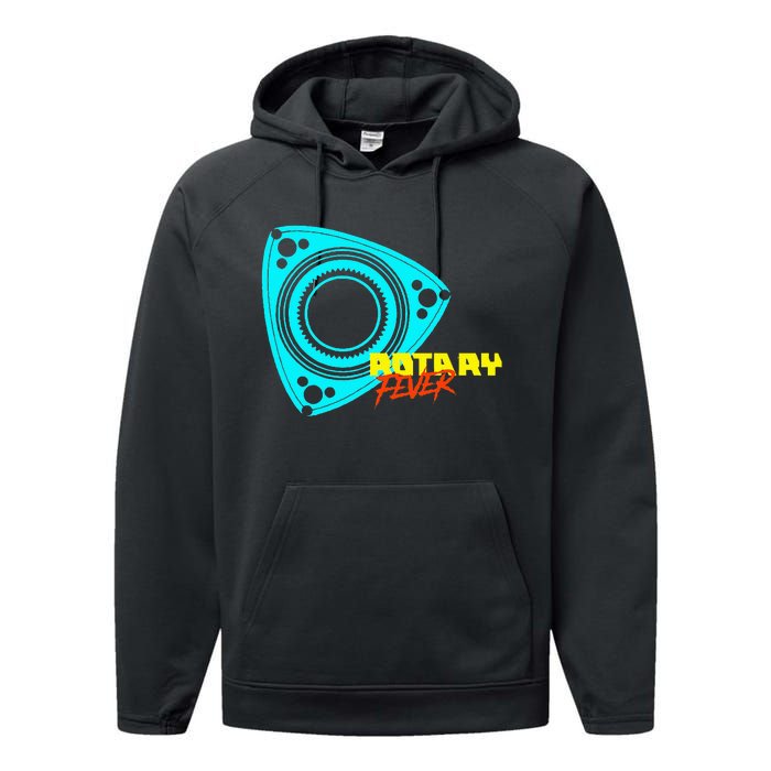 Rotary Fever Rotary Engine Performance Fleece Hoodie