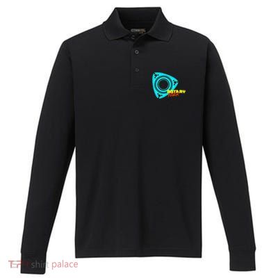 Rotary Fever Rotary Engine Performance Long Sleeve Polo