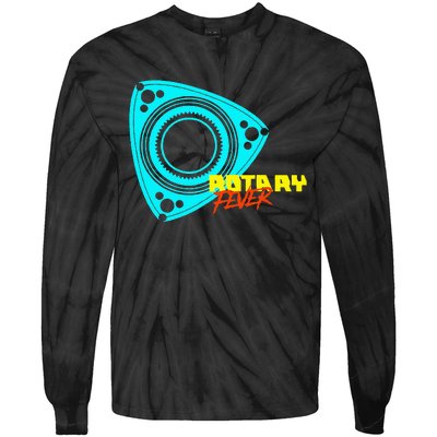 Rotary Fever Rotary Engine Tie-Dye Long Sleeve Shirt