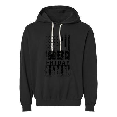 RED Friday Remember Everyone Deployed Garment-Dyed Fleece Hoodie