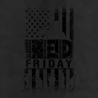 RED Friday Remember Everyone Deployed Garment-Dyed Fleece Hoodie