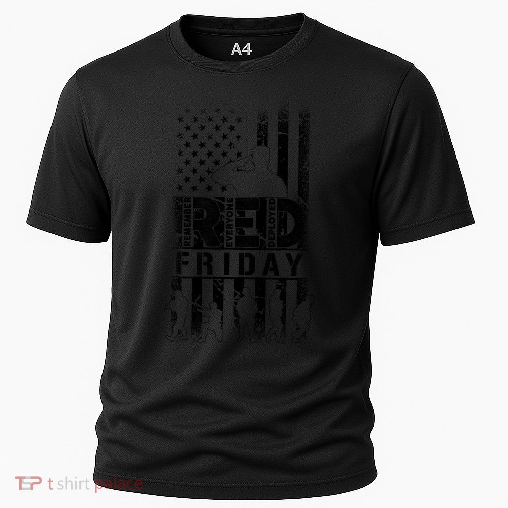 RED Friday Remember Everyone Deployed Performance Shirt