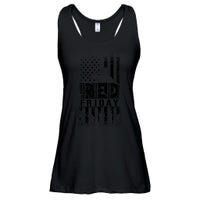 RED Friday Remember Everyone Deployed Ladies Essential Flowy Tank