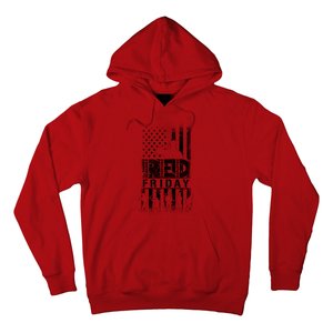 RED Friday Remember Everyone Deployed Hoodie