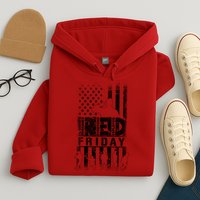 RED Friday Remember Everyone Deployed Hoodie