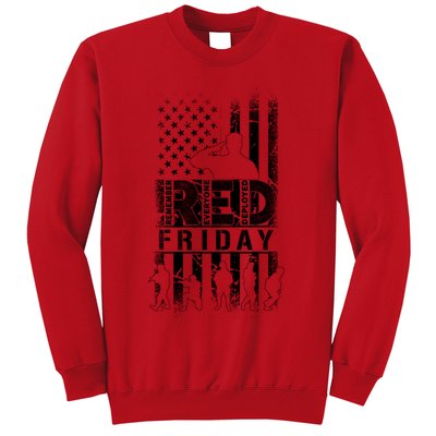 RED Friday Remember Everyone Deployed Sweatshirt
