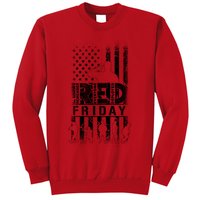 RED Friday Remember Everyone Deployed Sweatshirt