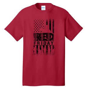 RED Friday Remember Everyone Deployed Tall T-Shirt