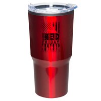 RED Friday Remember Everyone Deployed Tumbler