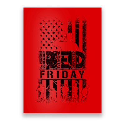 RED Friday Remember Everyone Deployed Poster
