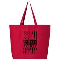 RED Friday Remember Everyone Deployed 25L Jumbo Tote