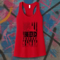 RED Friday Remember Everyone Deployed Womens Tank Top