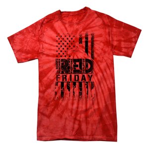 RED Friday Remember Everyone Deployed Tie-Dye T-Shirt