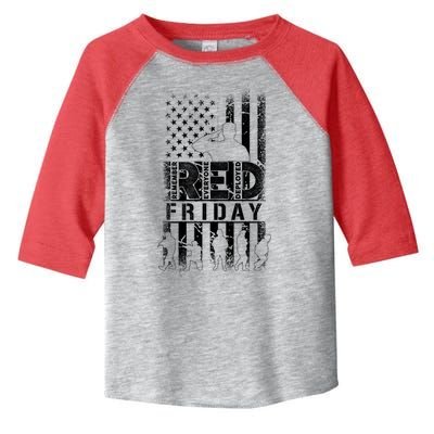 RED Friday Remember Everyone Deployed Toddler Fine Jersey T-Shirt