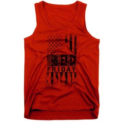 RED Friday Remember Everyone Deployed Tank Top