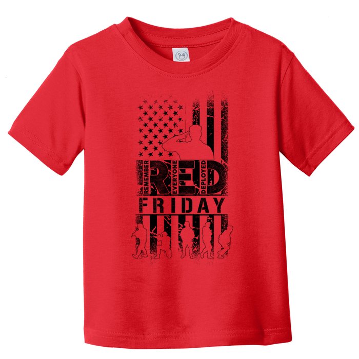 RED Friday Remember Everyone Deployed Toddler T-Shirt