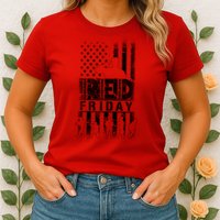 RED Friday Remember Everyone Deployed Womens T-Shirt