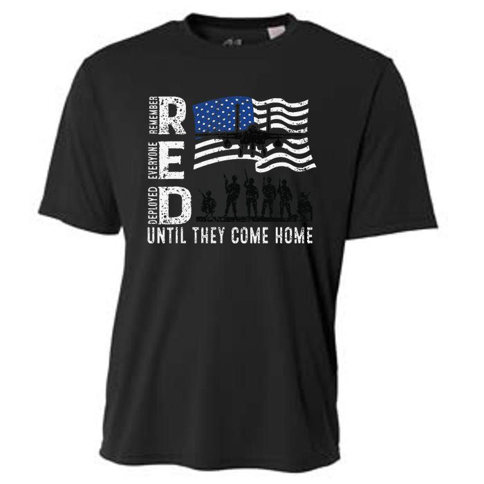 Red Friday Remember Everyone Deployed Until Come Cooling Performance Crew T-Shirt