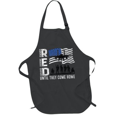 Red Friday Remember Everyone Deployed Until Come Full-Length Apron With Pockets