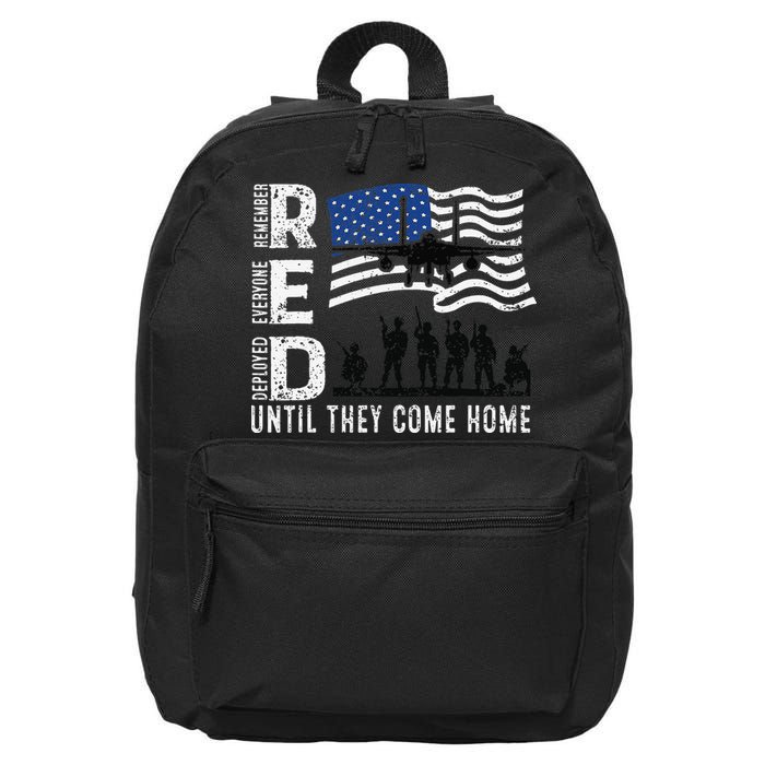 Red Friday Remember Everyone Deployed Until Come 16 in Basic Backpack
