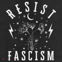 Resist Fascism 7 Panel Mesh Trucker Snapback Hat