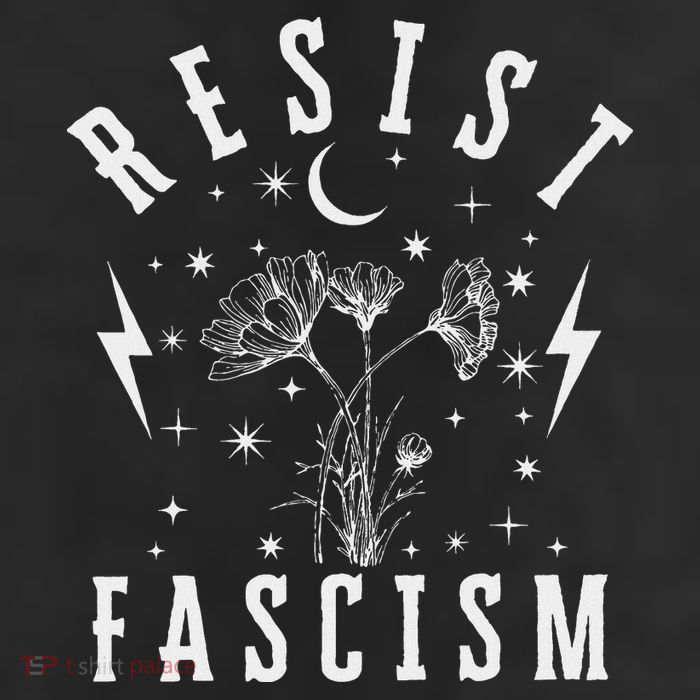 Resist Fascism 7 Panel Mesh Trucker Snapback Hat