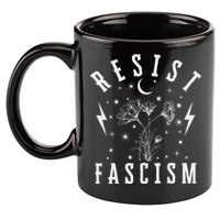 Resist Fascism 11oz C Handle Ceramic Mug