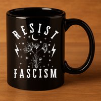 Resist Fascism 11oz C Handle Ceramic Mug