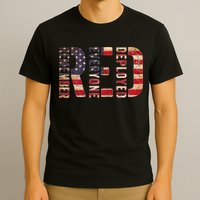 Red Fridays Remember Everyone Deployed American Flag T-Shirt