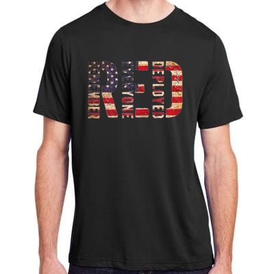 Red Fridays Remember Everyone Deployed American Flag Adult ChromaSoft Performance T-Shirt