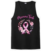 Retro Floral Ribbon Mammo Tech Mammography Technologist PosiCharge Competitor Tank