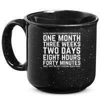 Reject Fascism Resist Now Resist Like Its 1938 Germany 15oz Campfire Ceramic Mug