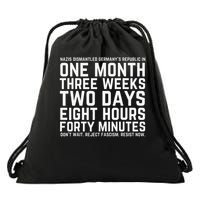 Reject Fascism Resist Now Resist Like Its 1938 Germany Drawstring Bag