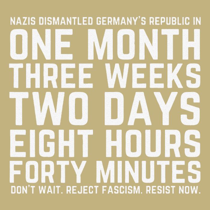 Reject Fascism Resist Now Resist Like Its 1938 Germany Cooling Performance Crew T-Shirt