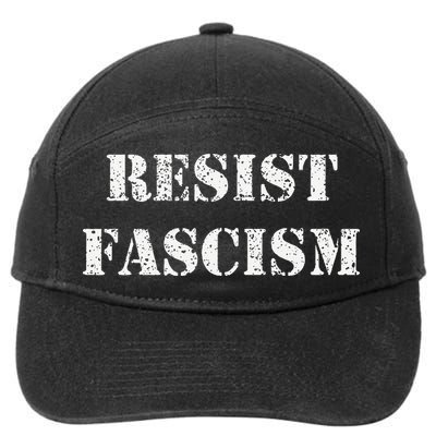 Resist Fascism 7-Panel Snapback Hat