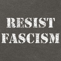 Resist Fascism Cotton Canvas Backpack