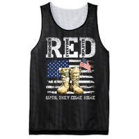 RED Friday Remember Everyone deployed every friday veterans Mesh Reversible Basketball Jersey Tank