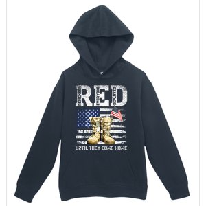 RED Friday Remember Everyone deployed every friday veterans Urban Pullover Hoodie