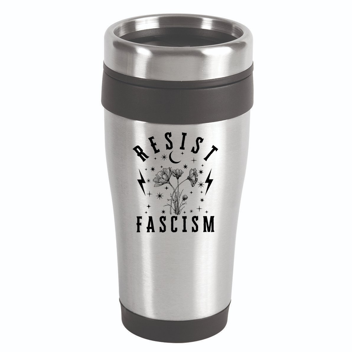 Resist Fascism 16oz Travel Tumbler